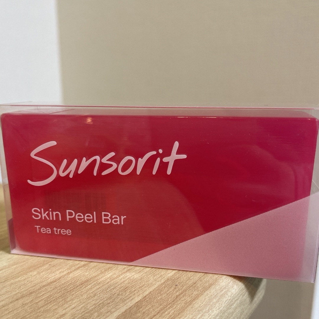 sunsorit(サンソリット)のスキンピールバー赤 コスメ/美容のスキンケア/基礎化粧品(ゴマージュ/ピーリング)の商品写真