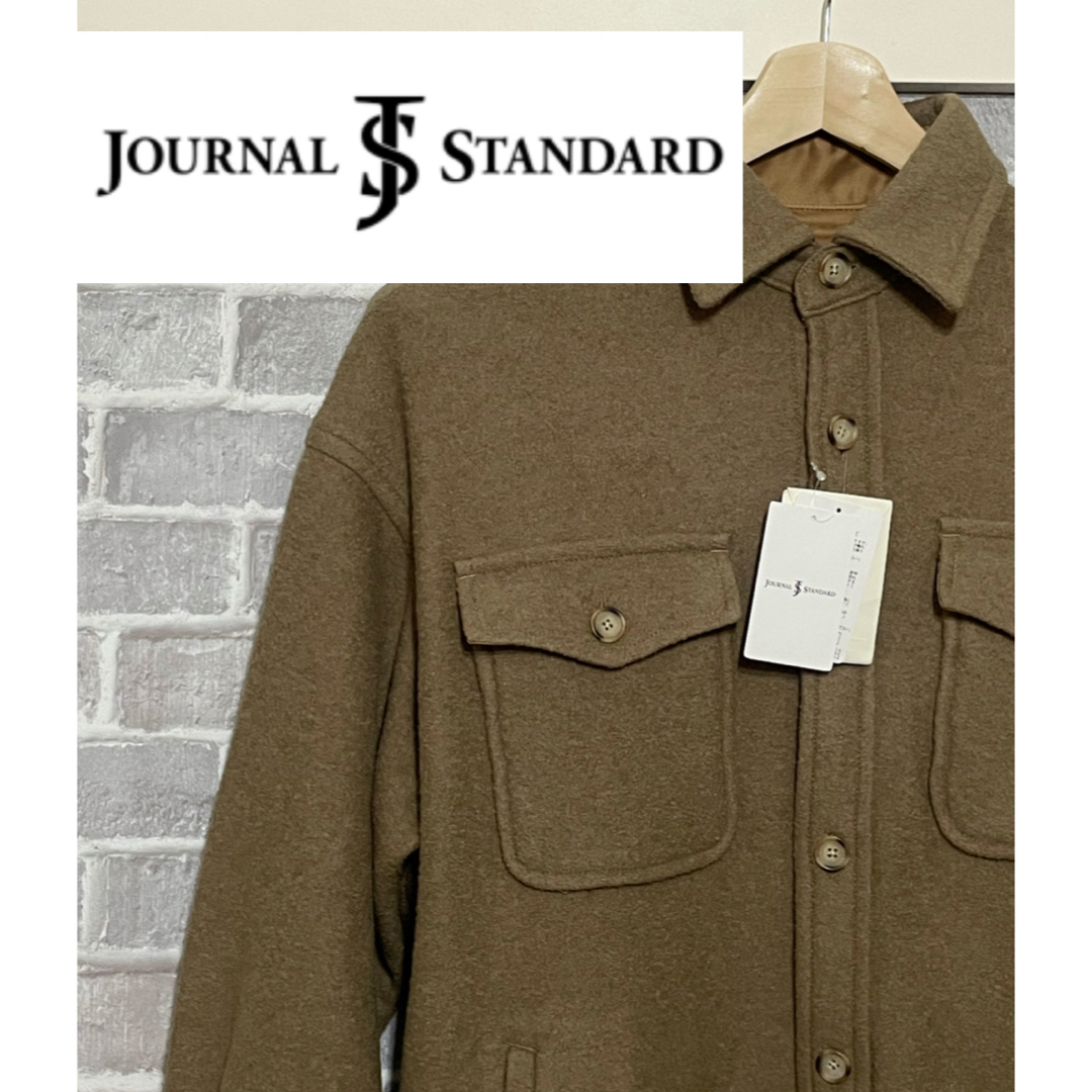 JOURNAL STANDARD(ジャーナルスタンダード)のジャーナルスタンダード  ウールジャケット　ウールシャツ　シャツ　フリーサイズ レディースのトップス(シャツ/ブラウス(長袖/七分))の商品写真