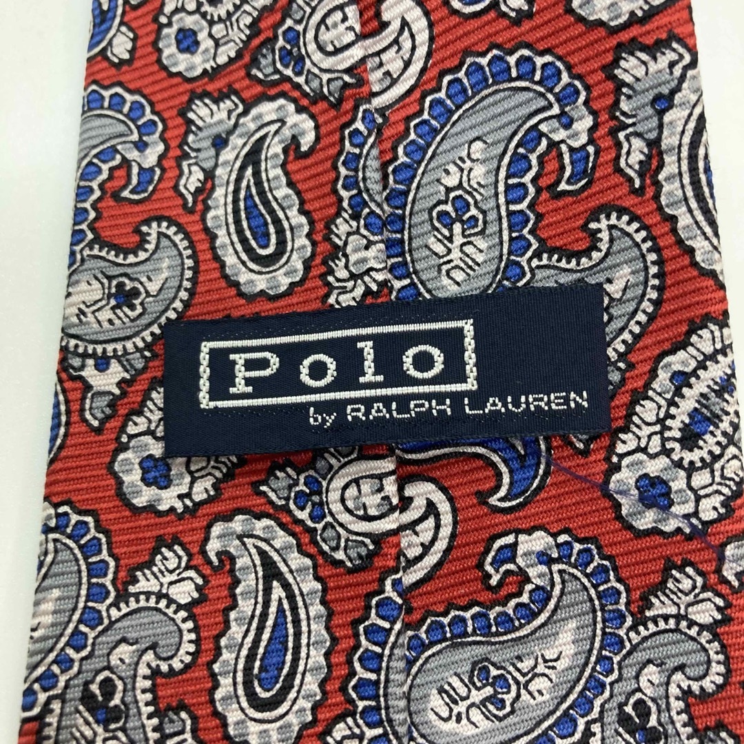 POLO RALPH LAUREN(ポロラルフローレン)の【美品】POLO/ポロラルフローレン　ネクタイ　ペイズリー メンズのファッション小物(ネクタイ)の商品写真
