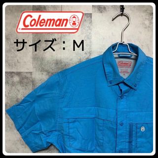 コールマン(Coleman)のUS/EU輸入　海外古着　Coleman  BDシャツ　Ｍ　ブルー(シャツ)