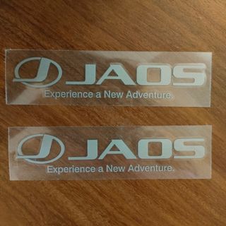 JAOS ジャオス カーステッカー シルバー(その他)