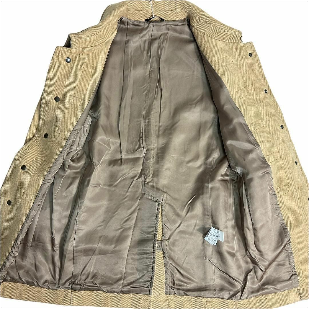 Paul Smith(ポールスミス)のJ7431 美品 ポールスミス ヘリンボーン ダッフルコート ベージュ L メンズのジャケット/アウター(ダッフルコート)の商品写真