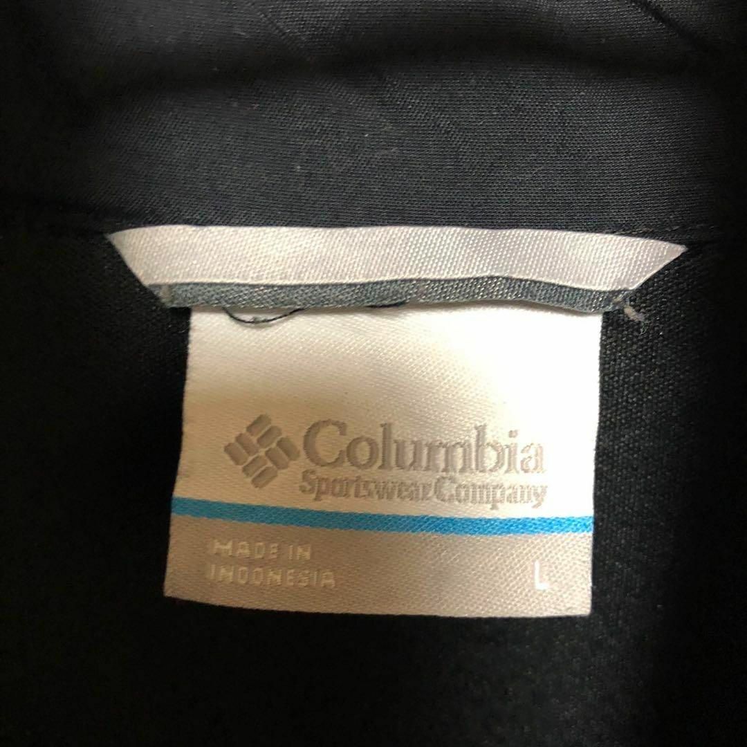 Columbia(コロンビア)のUS/EU輸入　海外古着  Columbia  ジップフリース　L  ブラック メンズのトップス(その他)の商品写真