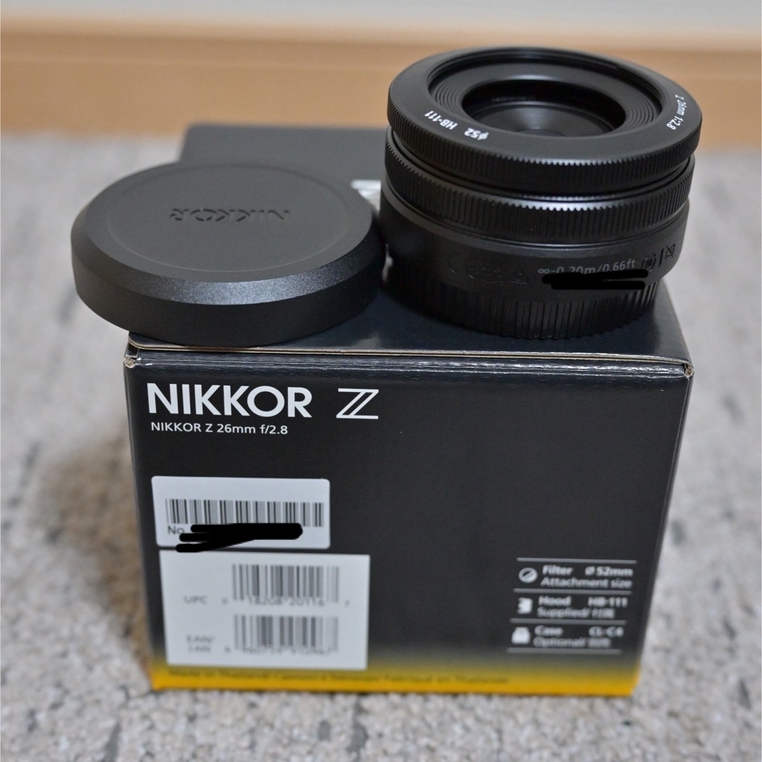 Nikon - 美品NIKON NIKKOR Z 26mm f 2.8 ニコン レンズ 単焦点 の通販