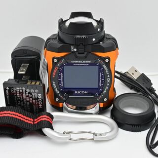 RICOH 防水アクションカメラ WG-M1 オレンジ WG-M1 OR 08286(ビデオカメラ)