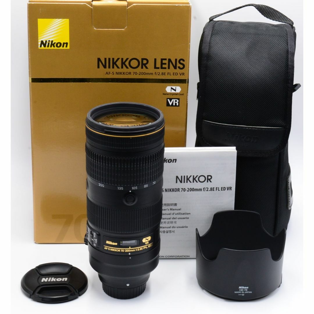 カメラNikon AF-S NIKKOR 70-200mm f/2.8E FL ED VR