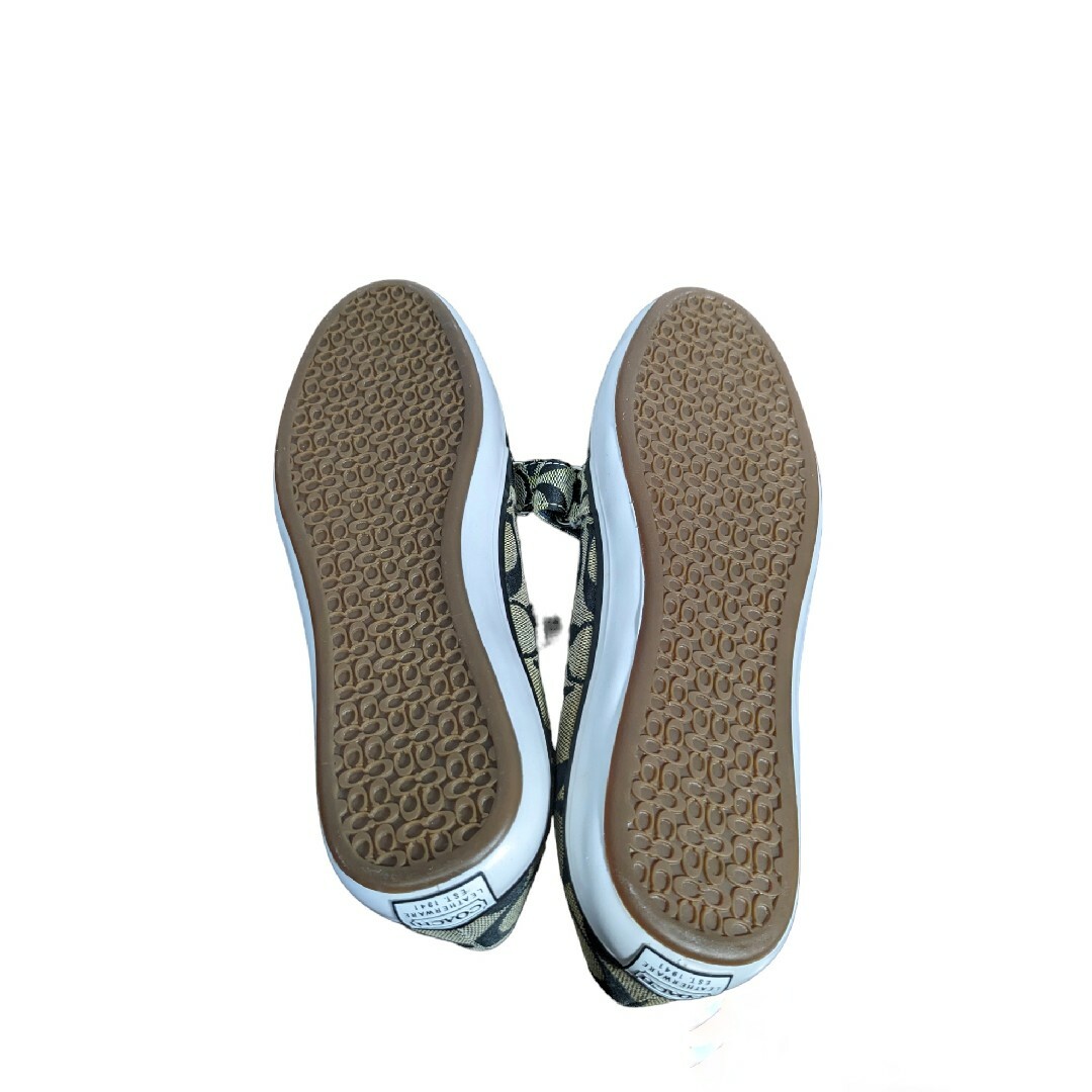 COACH　コーチ　シグネチャー　タータンチェック　ストラップ レディースの靴/シューズ(スニーカー)の商品写真