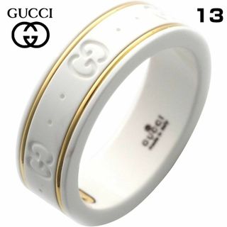 グッチ(Gucci)のGUCCI リング ジルコニア ホワイト GU-325964-J85V5 13号(リング(指輪))