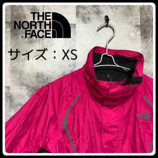 ザノースフェイス(THE NORTH FACE)のUS/EU輸入古着　the north face　ナイロンジャケット XSピンク(マウンテンパーカー)