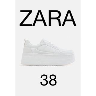 ザラ(ZARA)のZARA プラットフォームスニーカー　38(スニーカー)