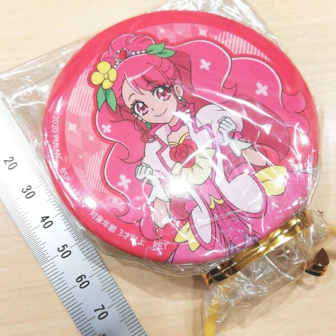 プリキュア　ヒーリングっど　キュアグレース　缶バッチ　東映　ピンク　女子　女の子 エンタメ/ホビーのアニメグッズ(バッジ/ピンバッジ)の商品写真