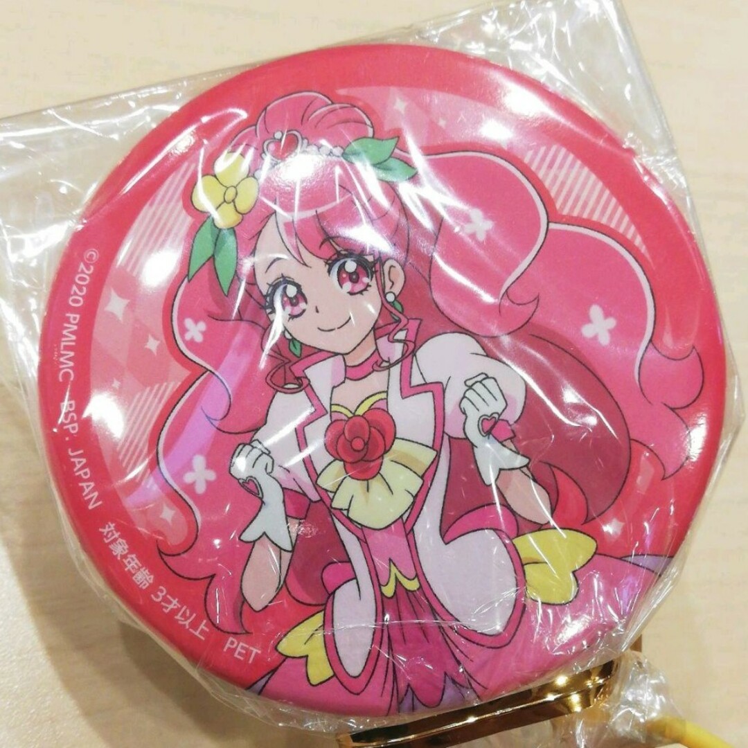 プリキュア　ヒーリングっど　キュアグレース　缶バッチ　東映　ピンク　女子　女の子 エンタメ/ホビーのアニメグッズ(バッジ/ピンバッジ)の商品写真