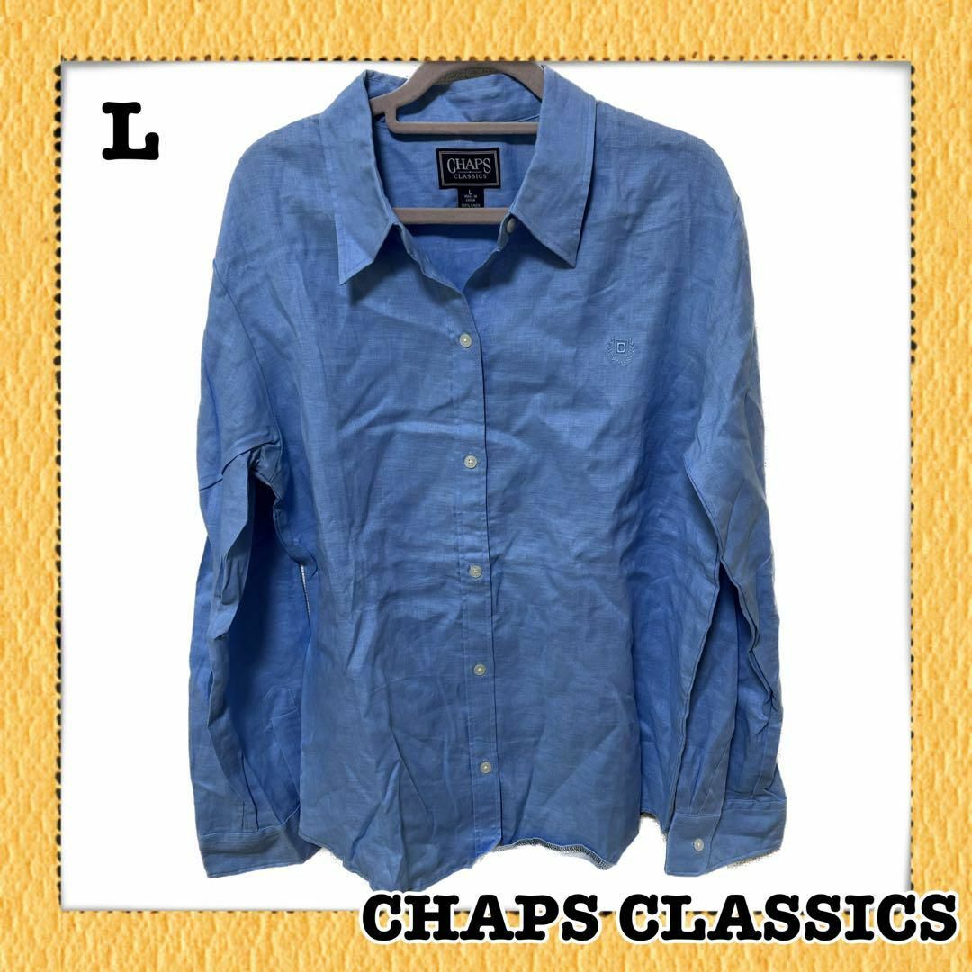 CHAPS CLASSICS L ブラウス　チャップスクラシック　長袖　トップス メンズのトップス(シャツ)の商品写真