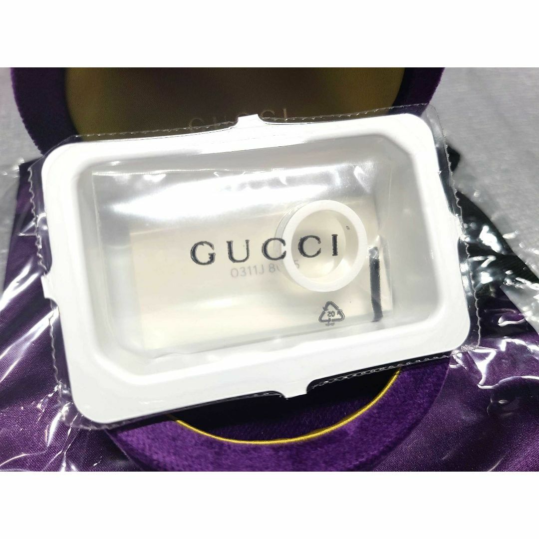 Gucci(グッチ)のGUCCI リング ジルコニア ホワイト GU-325964-J85V5 9号 レディースのアクセサリー(リング(指輪))の商品写真