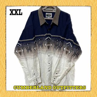 CUMBERLAND OUTFITTERS XXL ビンテージ　古着　長袖シャツ(シャツ)