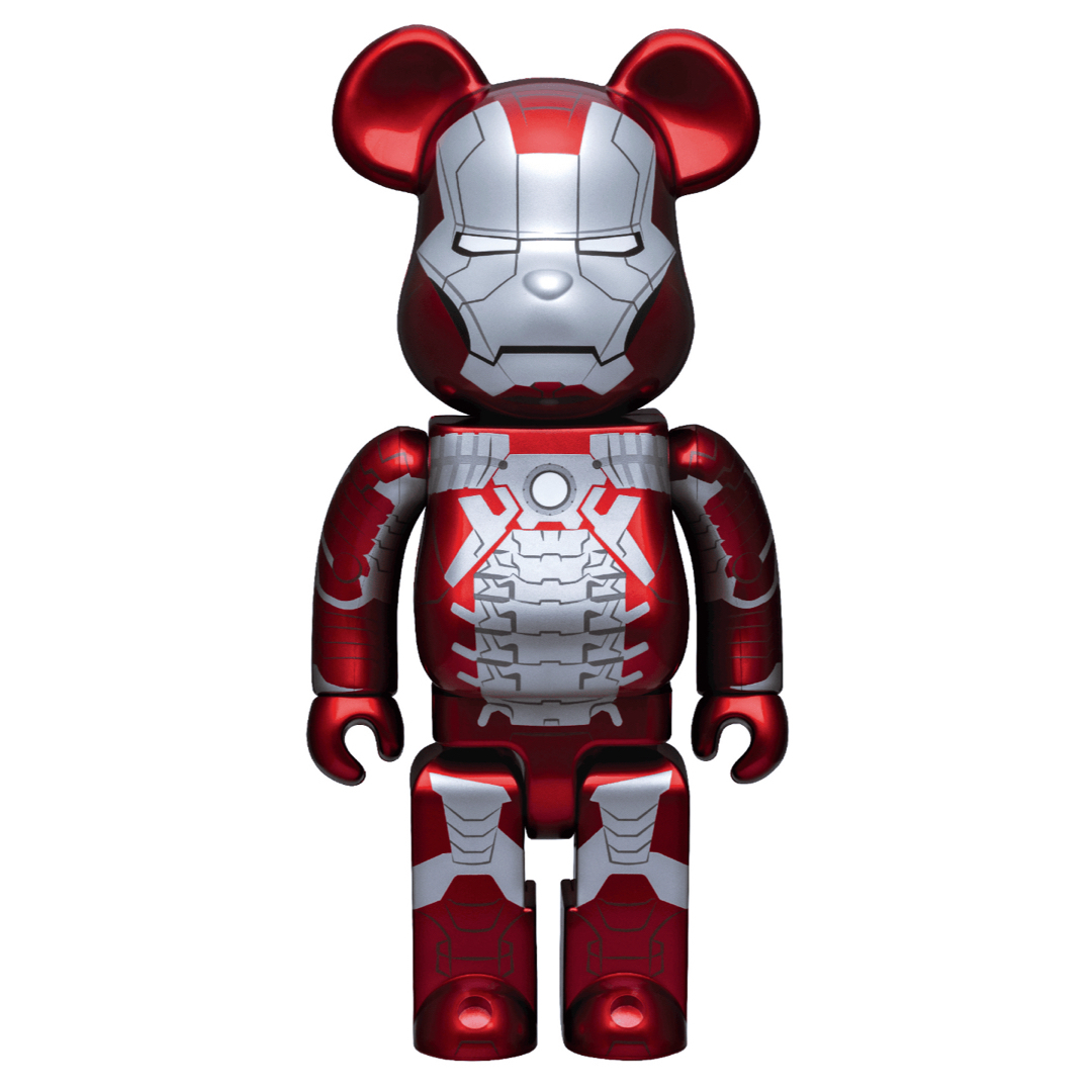 BE@RBRICK(ベアブリック)のMARVEL Happyくじ　マーベル　アイアンマン　ベアブリック　ラスト賞　5 エンタメ/ホビーのフィギュア(アメコミ)の商品写真