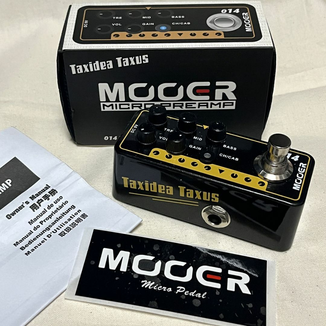 メーカー説明Mooer Micro Preamp 014 Suhr Badger Type