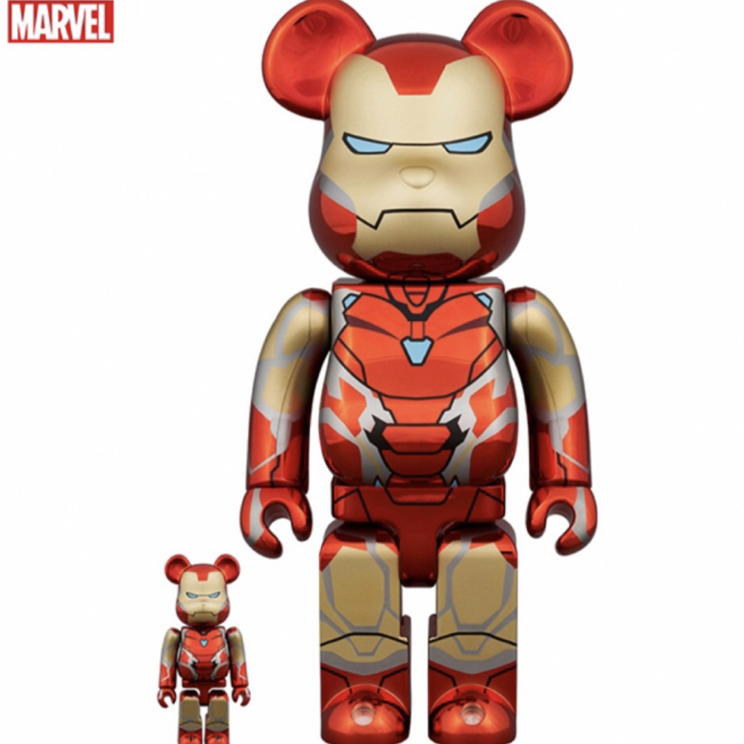 ironmanmark85BE@RBRICK IRONMAN MARK85 CHROME100%400％