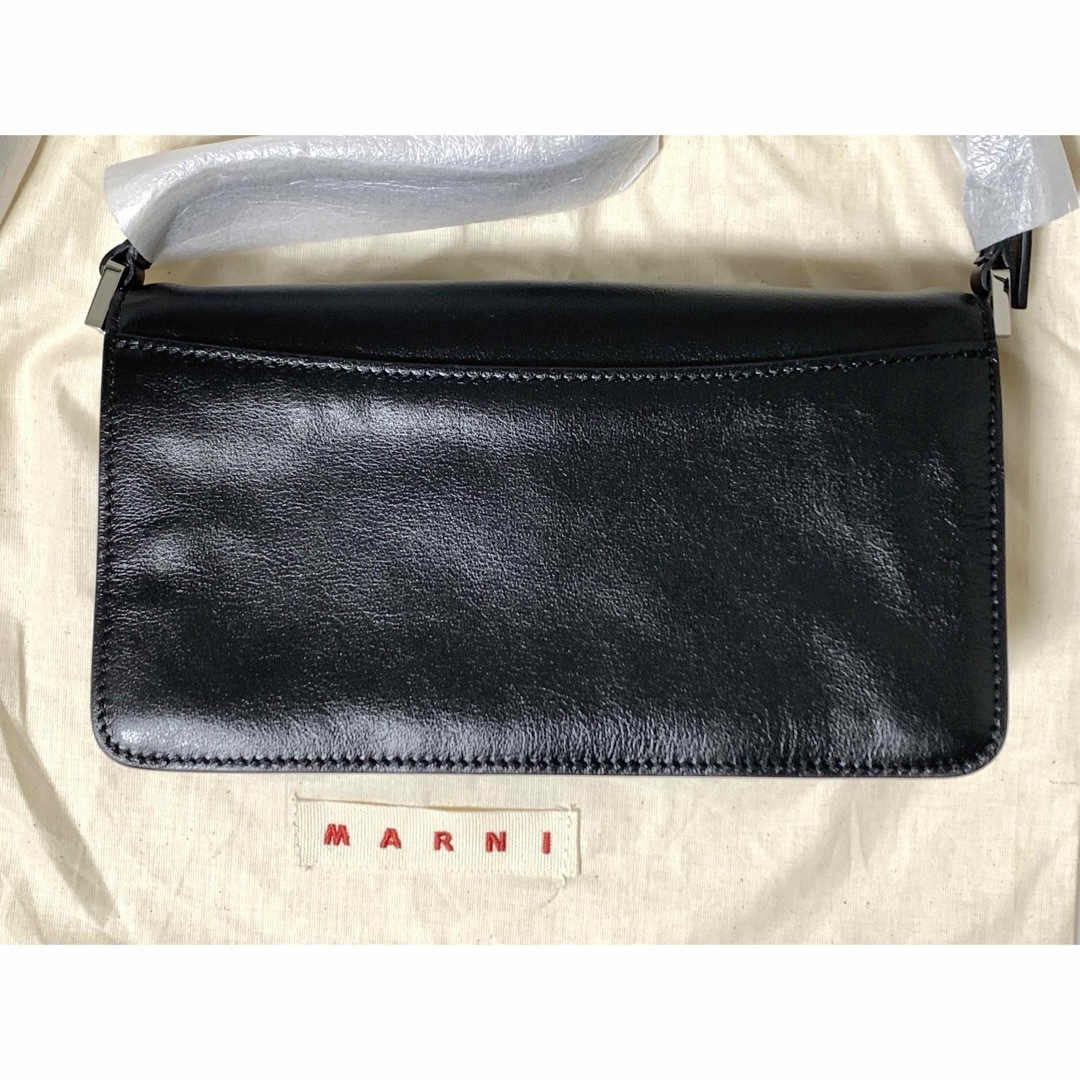 Marni(マルニ)の新品《 MARNI マルニ 》TRUNK SOFT E/W BAG ブラック メンズのバッグ(ショルダーバッグ)の商品写真