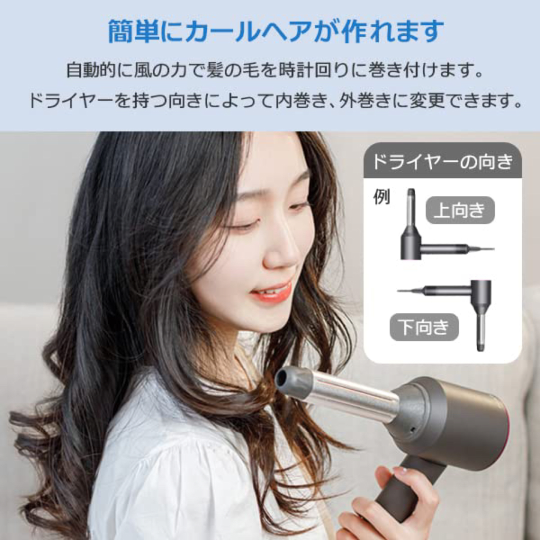 カール アイロン ドライヤー 用 アタッチメント 28mm ヘアドライヤー コテ スマホ/家電/カメラの美容/健康(ヘアアイロン)の商品写真