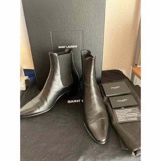 サンローラン(Saint Laurent)の【極美品】サンローラン　チェルシーブーツ(ブーツ)