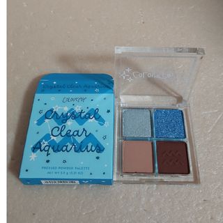 カラーポップ(colourpop)の【未使用※】カラーポップ　プレスドパウダーパレット水瓶座Crystal Clea(アイシャドウ)