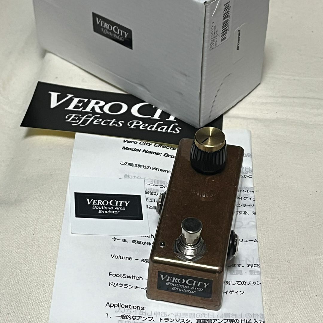 本体元箱説明書ステッカーVeroCity Effects Pedals Browned ブースター