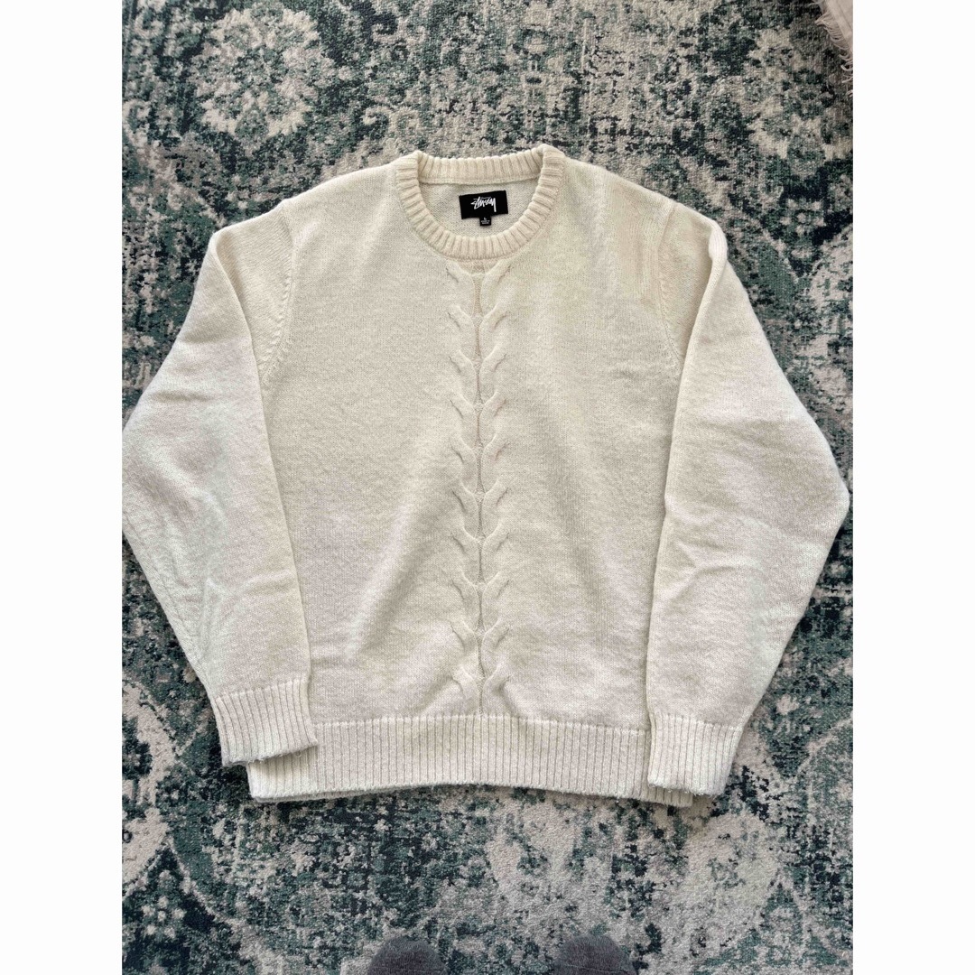 STUSSY(ステューシー)のSTUSSY DOUBLE CABLE SWEATER メンズのトップス(ニット/セーター)の商品写真