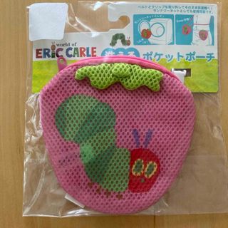 エリックカール(ERIC CARLE)のはらぺこあおむし　いちご　洗えるポケットポーチ  ／ ポシェット(ポシェット)