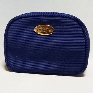 ChristianDior Blue Vintage  コスメポーチメイクポーチ