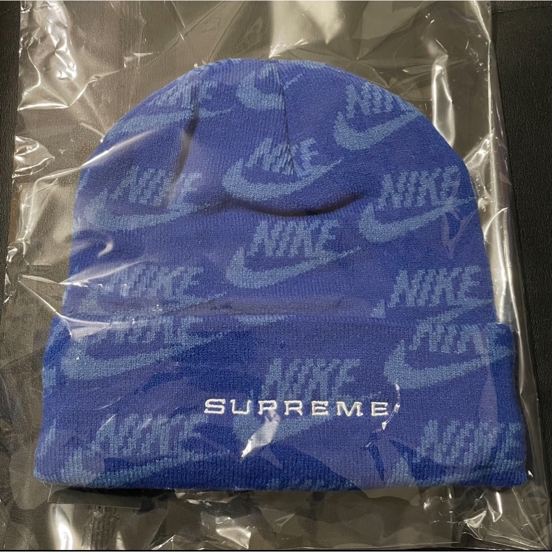 Supreme Nike Jacquard Logos Beanie 新品