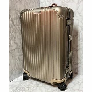 美品　RIMOWA　リモワ 　トパーズ　 キャビン トロリー 2輪 　ゴールド2up