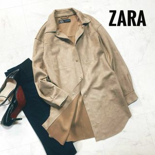 ザラ(ZARA)のザラ/ZARA/フェイクスエードオーバーシャツ(シャツ/ブラウス(長袖/七分))