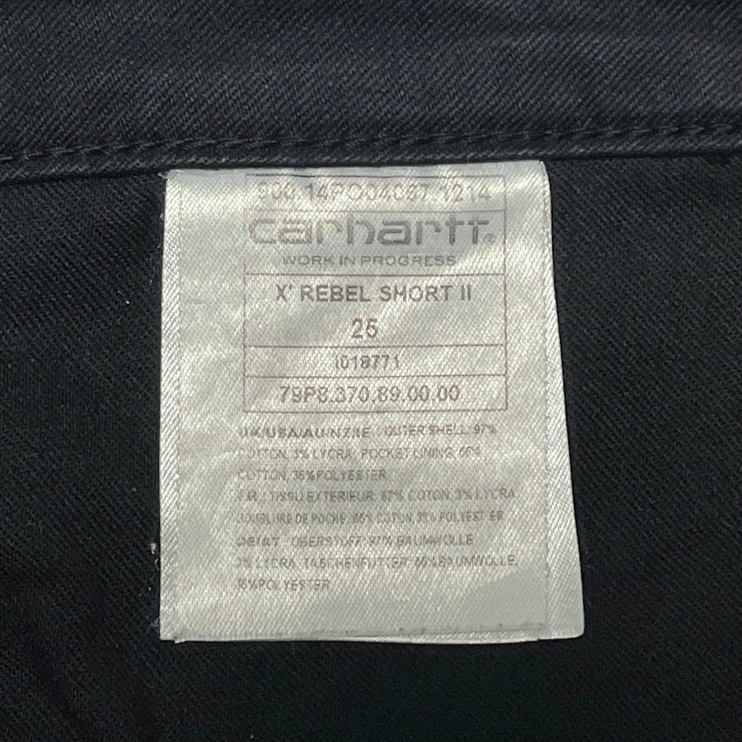 carhartt(カーハート)のCarhartt カーハート ブラックショートパンツ ショーパン ブラック 黒色 レディースのパンツ(ショートパンツ)の商品写真