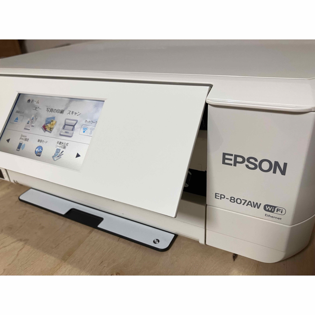 EPSON(エプソン)のEPSON プリンタ　EP-807AW スマホ/家電/カメラのPC/タブレット(PC周辺機器)の商品写真