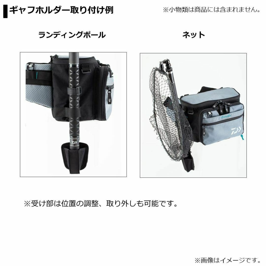 ダイワ(DAIWA) エメラルダス タクティカル(B) ヒップバッググレー スポーツ/アウトドアのフィッシング(その他)の商品写真