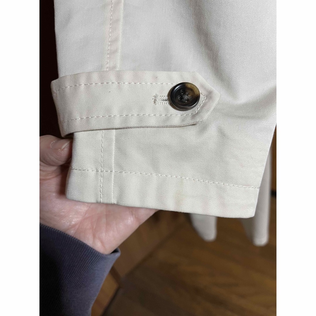 credonaインバーテッドプリーツオーバーコートホワイト レディースのジャケット/アウター(ロングコート)の商品写真
