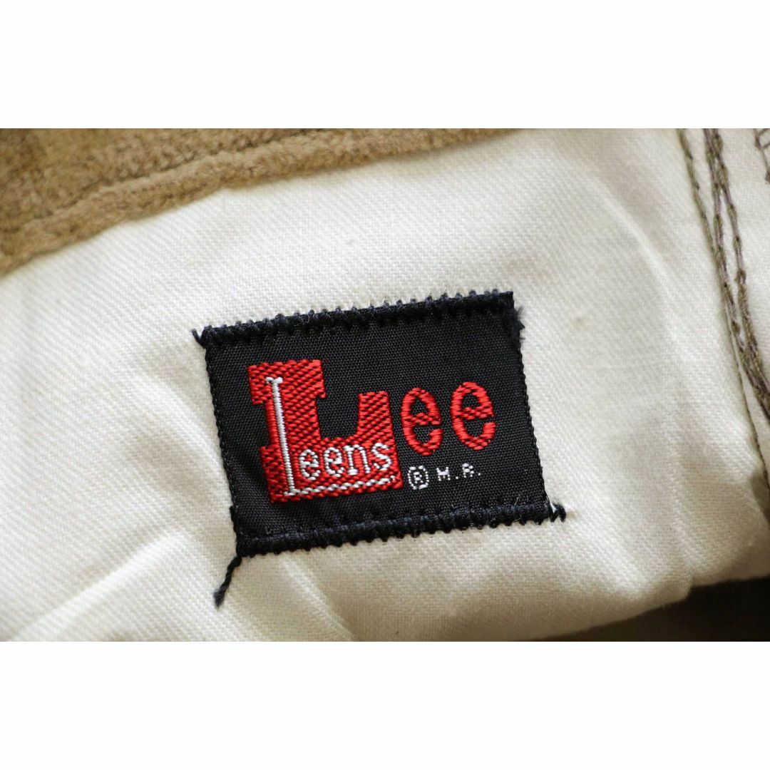 Lee(リー)のデッドストック★70s Leeリー Leens フレア ベロアパンツ 薄茶 w28★ビンテージ ジーンズ ブーツカット ユニセックス メンズのパンツ(その他)の商品写真