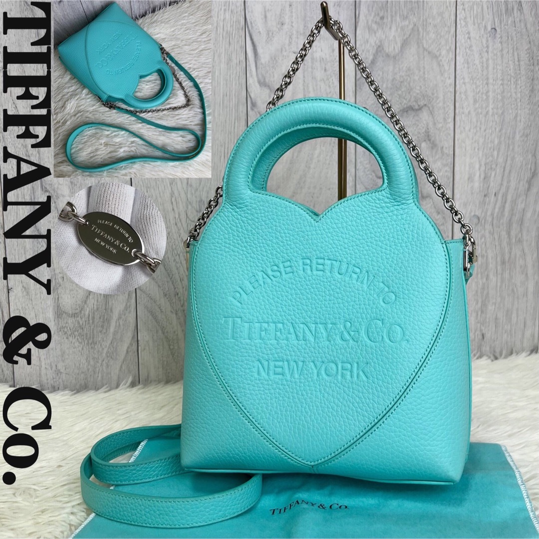 美品♡現行品♡トリヨンレザー♡ティファニー ブルー 2way 美品♡現行品♡トリヨンレザー♡ティファニー ブルー 2way