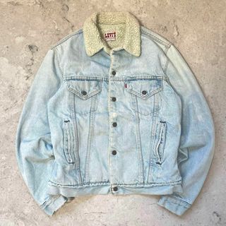 リーバイス(Levi's)の【70s リーバイス】サイズL ボアデニム ジャケット ジージャン ビッグE(Gジャン/デニムジャケット)