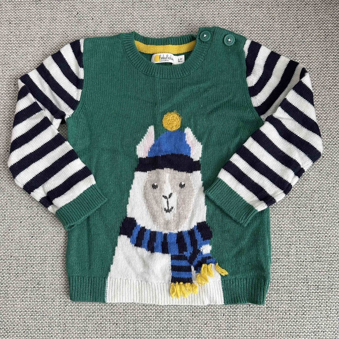 Boden(ボーデン)のBaby Boden ベビーボーデン 2-3Y 98cm カシミア セーター キッズ/ベビー/マタニティのキッズ服男の子用(90cm~)(ニット)の商品写真