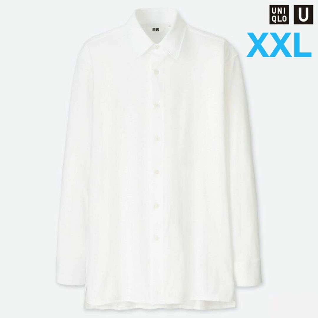 UNIQLO(ユニクロ)の【新未状◎‼️】UNIQLO U　スーピマコットンジャージーシャツA　"XXL" メンズのトップス(シャツ)の商品写真
