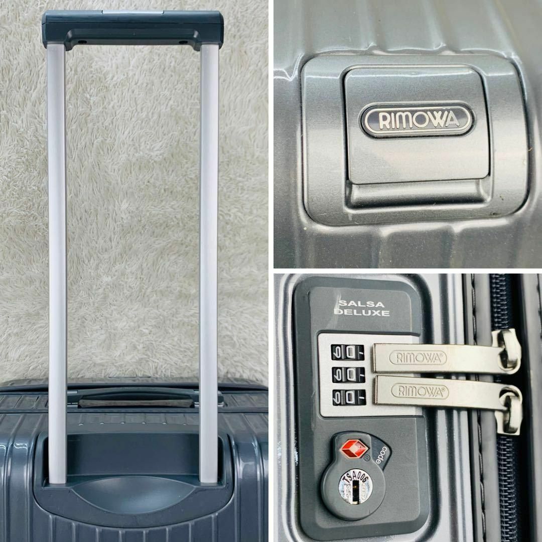 RIMOWA(リモワ)の極美品✨リモワ サルサデラックス スリースーター 85L 4輪 TSA グレー メンズのバッグ(トラベルバッグ/スーツケース)の商品写真