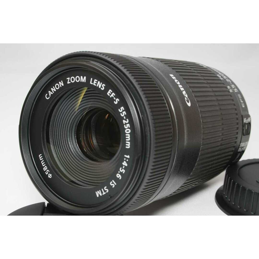 Canon(キヤノン)の❤️超静音望遠レンズ❤️Canon EF-S 55-250mm IS STM スマホ/家電/カメラのカメラ(レンズ(ズーム))の商品写真