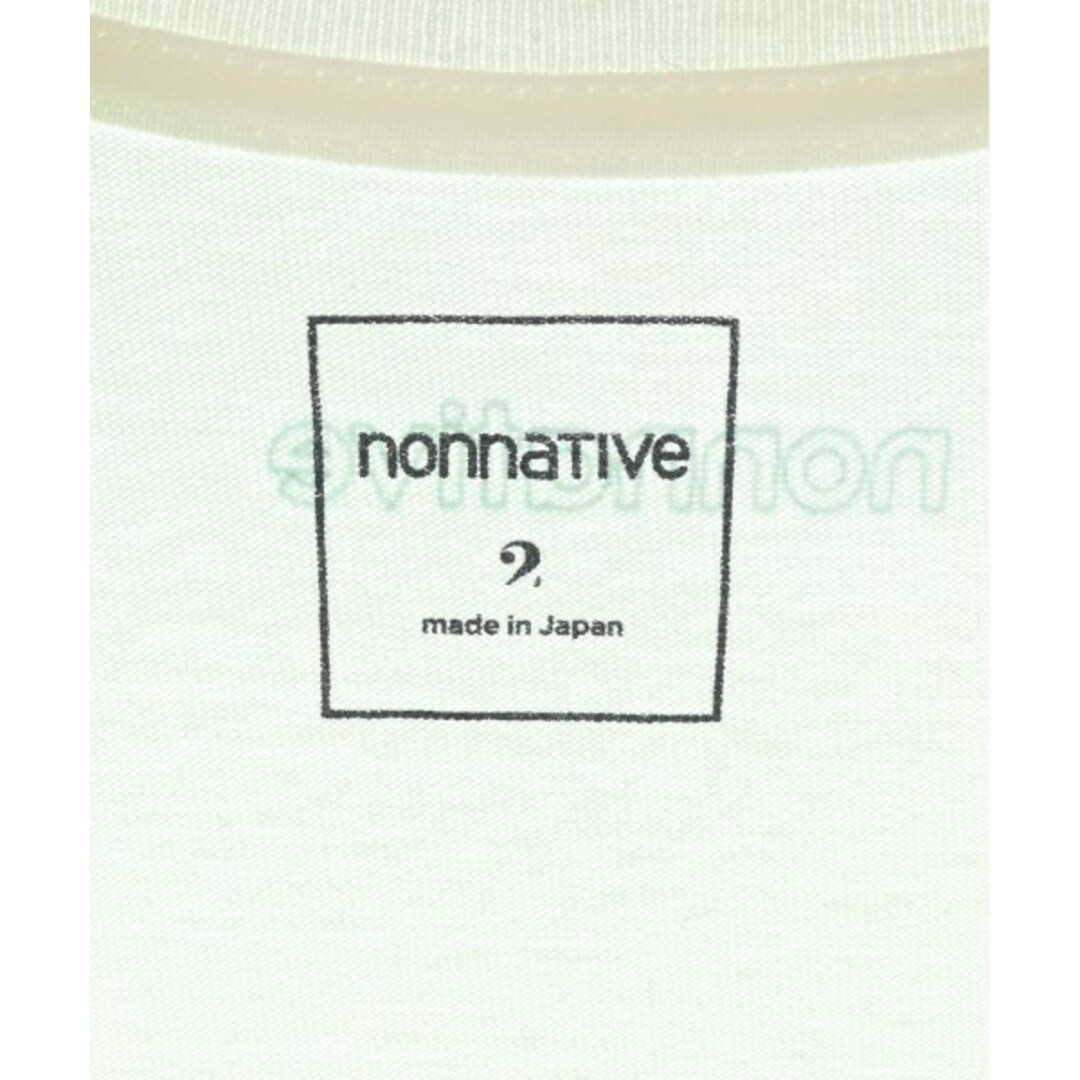 nonnative(ノンネイティブ)のnonnative ノンネイティヴ Tシャツ・カットソー 2(M位) 白 【古着】【中古】 メンズのトップス(Tシャツ/カットソー(半袖/袖なし))の商品写真