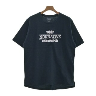 ノンネイティブ(nonnative)のnonnative ノンネイティヴ Tシャツ・カットソー 3(L位) 紺 【古着】【中古】(Tシャツ/カットソー(半袖/袖なし))