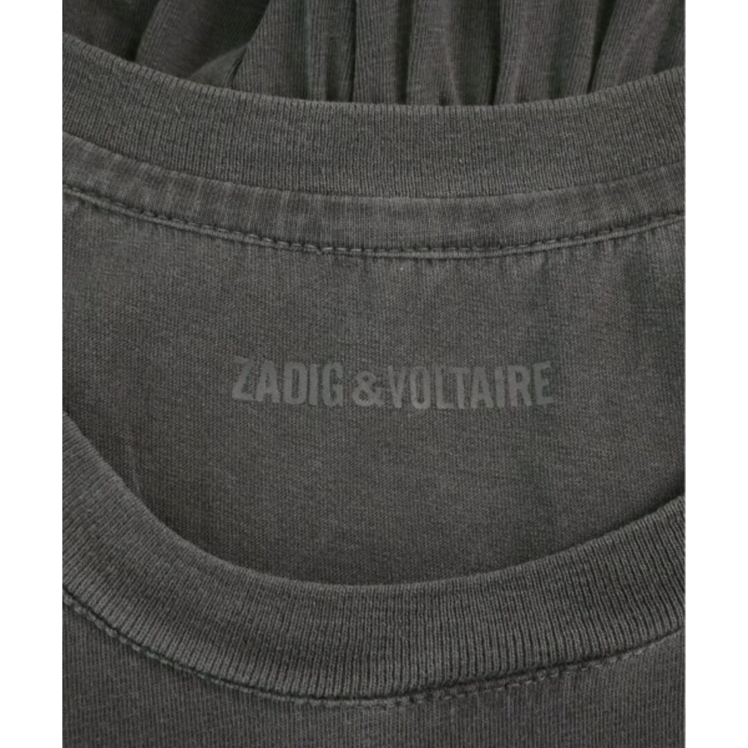 Zadig&Voltaire(ザディグエヴォルテール)のZADIG & VOLTAIRE Tシャツ・カットソー XS ダークグレー 【古着】【中古】 レディースのトップス(カットソー(半袖/袖なし))の商品写真