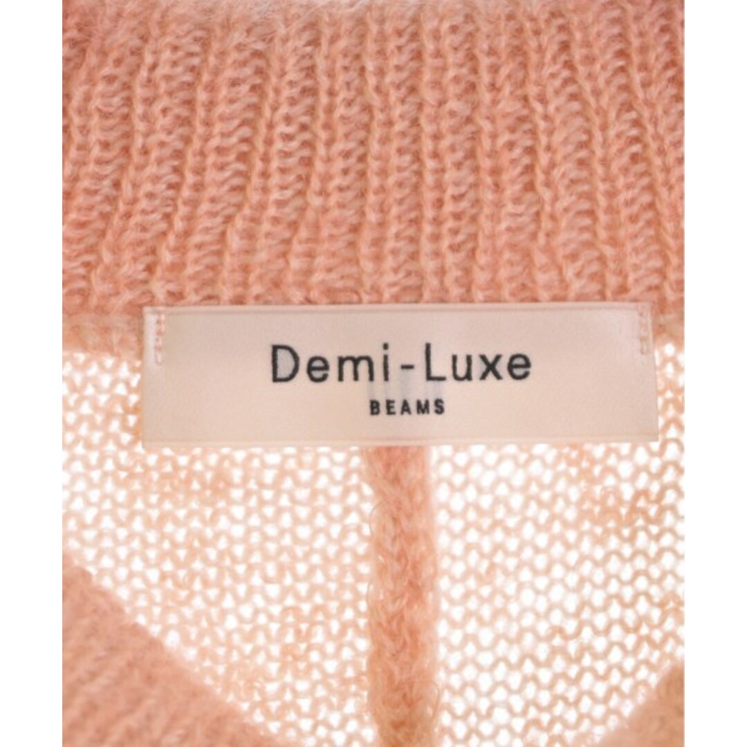 Demi-Luxe BEAMS(デミルクスビームス)のDemi-Luxe BEAMS デミルクスビームス ニット・セーター F ピンク 【古着】【中古】 レディースのトップス(ニット/セーター)の商品写真