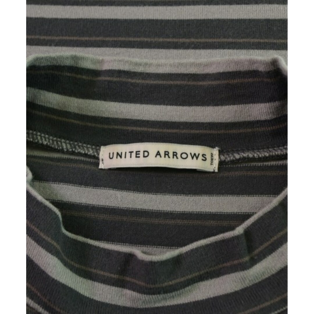 UNITED ARROWS(ユナイテッドアローズ)のUNITED ARROWS Tシャツ・カットソー XL グレー系(ボーダー) 【古着】【中古】 メンズのトップス(Tシャツ/カットソー(半袖/袖なし))の商品写真