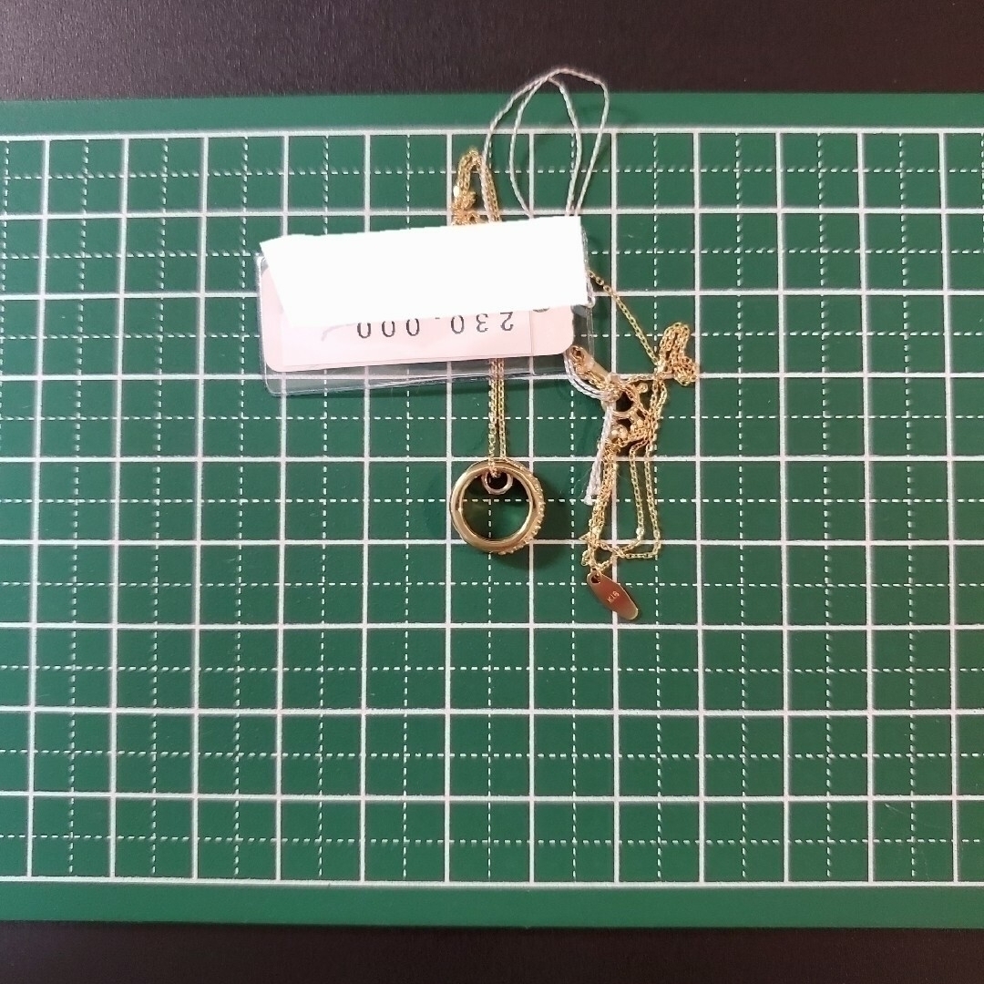 期間限定出品　K18 パヴェダイヤ　ダイヤモンドネックレス レディースのアクセサリー(ネックレス)の商品写真